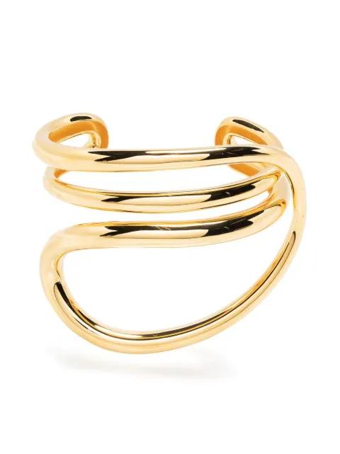 layered-design asymmetric bangle by CHARLOTTE CHESNAIS
