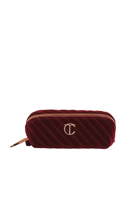 Charlotte Tilbury Velvet Bags Small Organizer Bag in Beauty by CHARLOTTE TILBURY