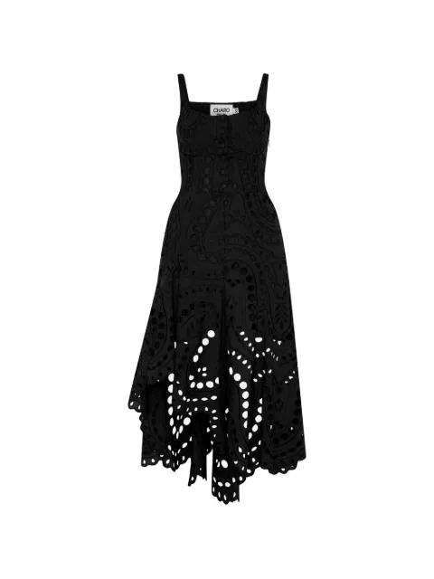 Ayla broderie-anglaise asymmetric dress by CHARO RUIZ IBIZA