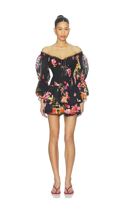 Charo Ruiz Ibiza Azurea Short Dress in Black by CHARO RUIZ IBIZA