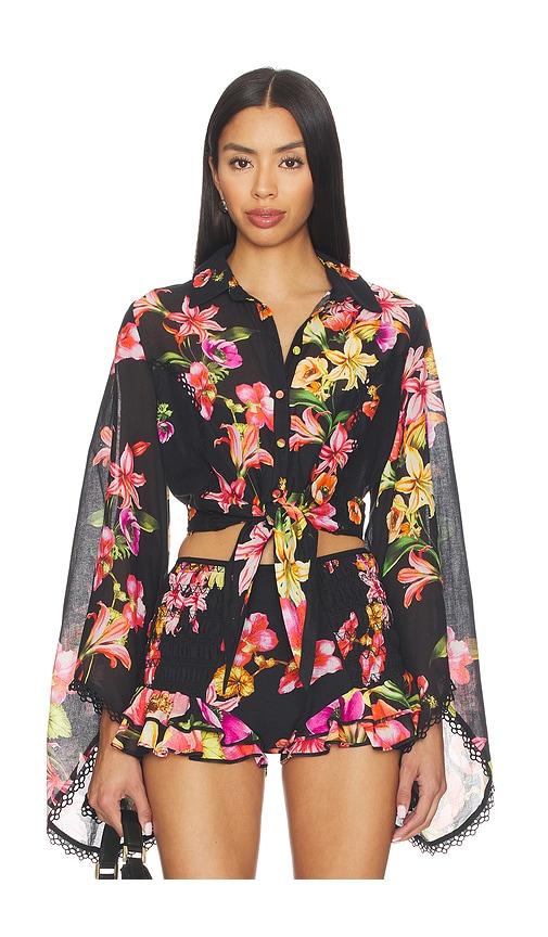 Charo Ruiz Ibiza Lei Blouse in Black by CHARO RUIZ IBIZA