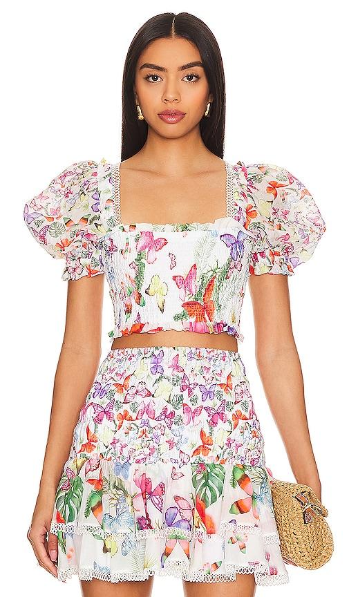 Charo Ruiz Ibiza Lirio Top in White by CHARO RUIZ IBIZA