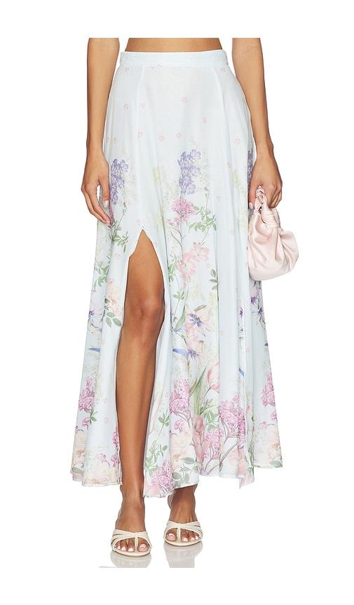 Charo Ruiz Ibiza Long Skirt Ventine in Baby Blue by CHARO RUIZ IBIZA