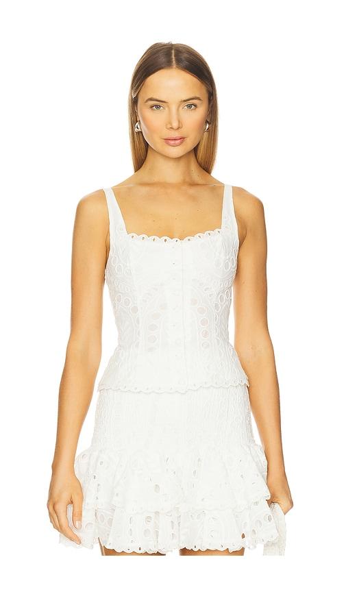 Charo Ruiz Ibiza Nereus Top in White by CHARO RUIZ IBIZA