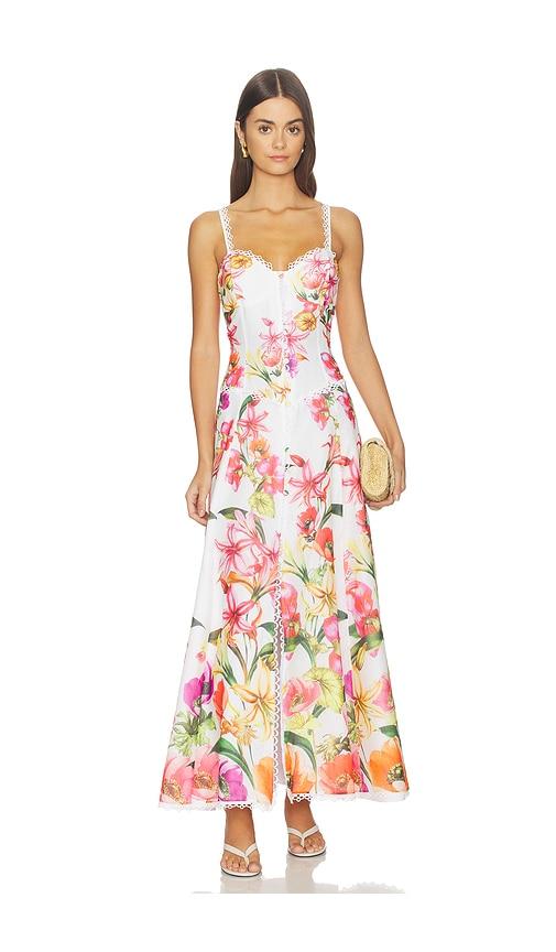 Charo Ruiz Ibiza Solara Long Dress in White by CHARO RUIZ IBIZA