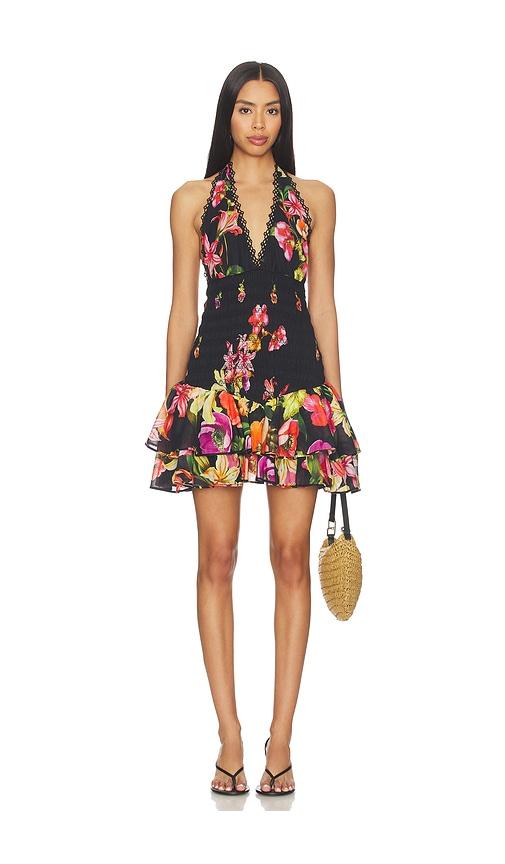 Charo Ruiz Ibiza Tropic Short Dress in Black by CHARO RUIZ IBIZA