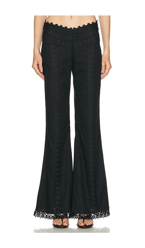 Charo Ruiz Ibiza Vianora Trouser in Black by CHARO RUIZ IBIZA