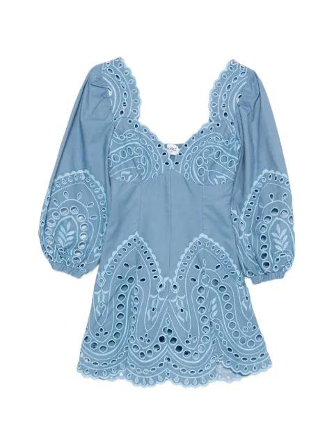 Esmare puff-sleeve mini dress by CHARO RUIZ IBIZA