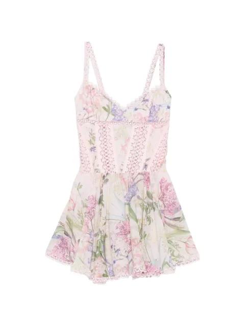 Gardenia floral-print mini dress by CHARO RUIZ IBIZA