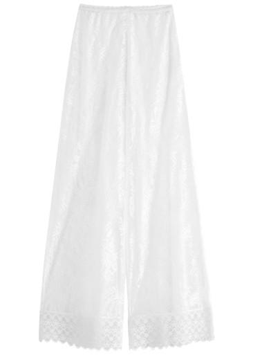 Jeret wide-leg sheer lace trousers by CHARO RUIZ IBIZA