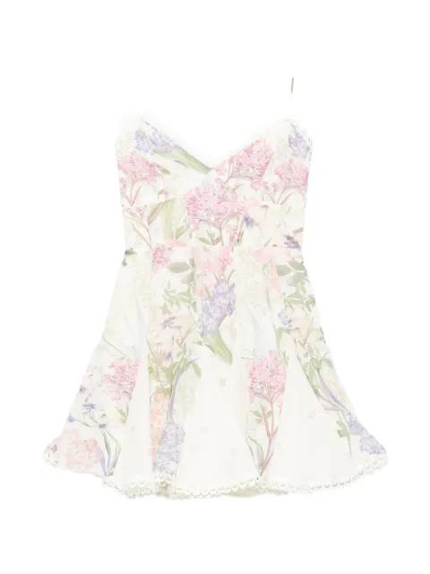 Marlene floral-print lace mini dress by CHARO RUIZ IBIZA