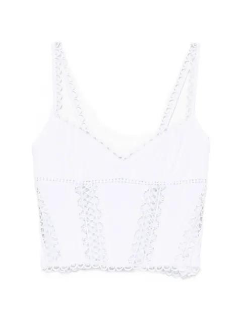 Poppy guipure-lace corset top by CHARO RUIZ IBIZA