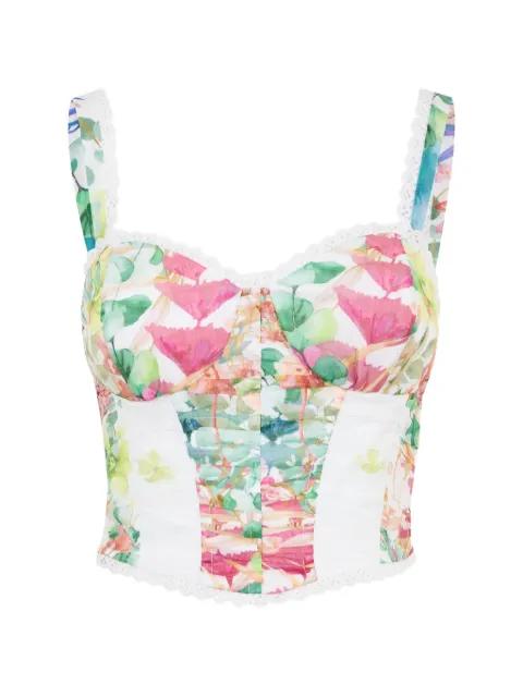 Sylva floral-print top by CHARO RUIZ IBIZA