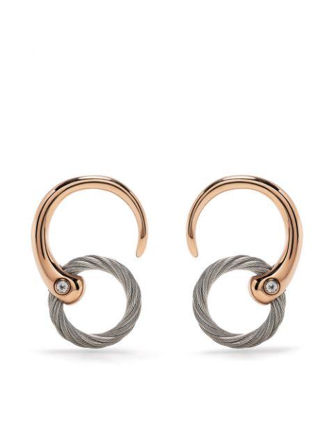 Infinity Zen earrings by CHARRIOL