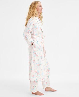 Women's Cotton Printed Robe, Exclusively at Macy's by CHARTER CLUB Women's Cotton Printed Robe, Exclusively at Macy's by CHARTER CLUB