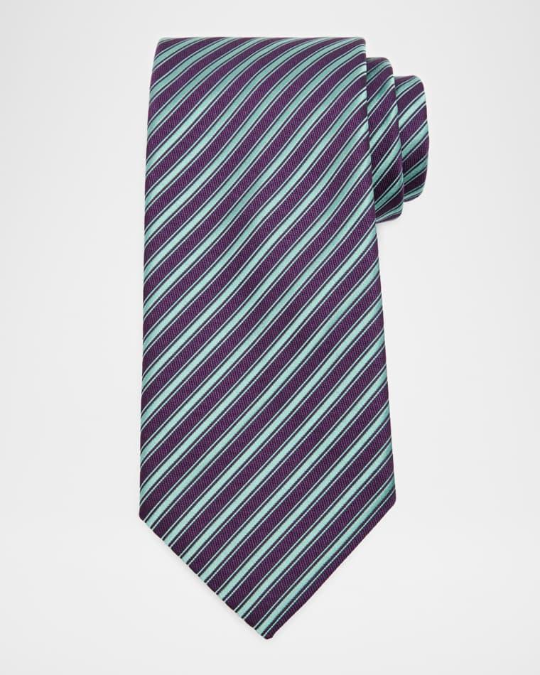 Men's Silk Multi-Stripe Tie by CHARVET