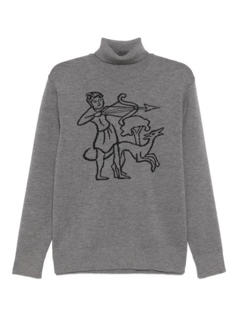 ribbed turtleneck sweater by CHATEAU ORLANDO