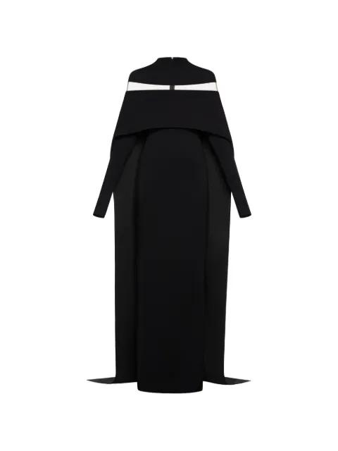 Nehru long-sleeved maxi dress by CHATS BY C.DAM