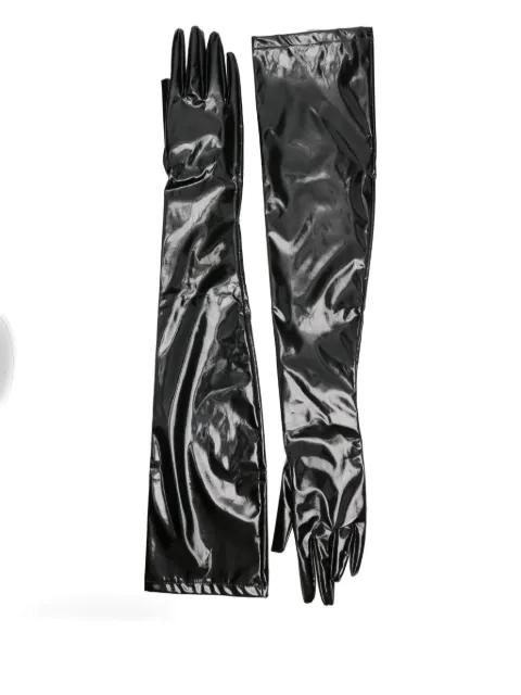 long patent-leather gloves by CHB CHRISTIAN BOARO
