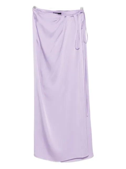 wrap-tie maxi skirt by CHB CHRISTIAN BOARO