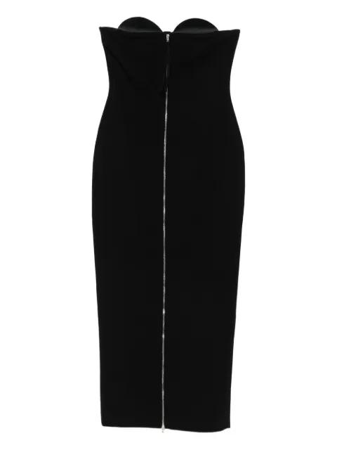 zip-front strapless dress by CHB CHRISTIAN BOARO