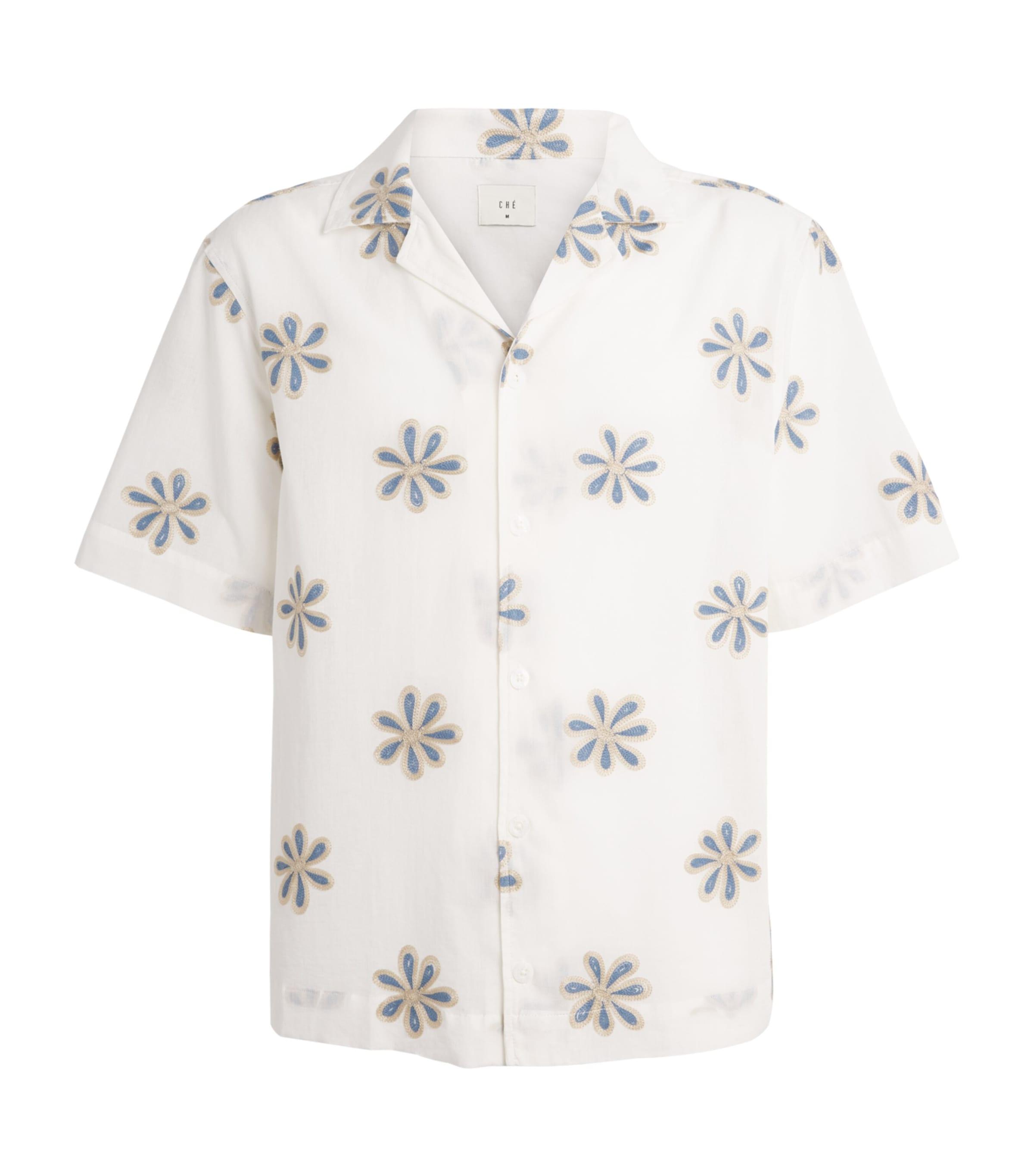 CHÉ Cotton Embroidered Daisel Shirt by CHE