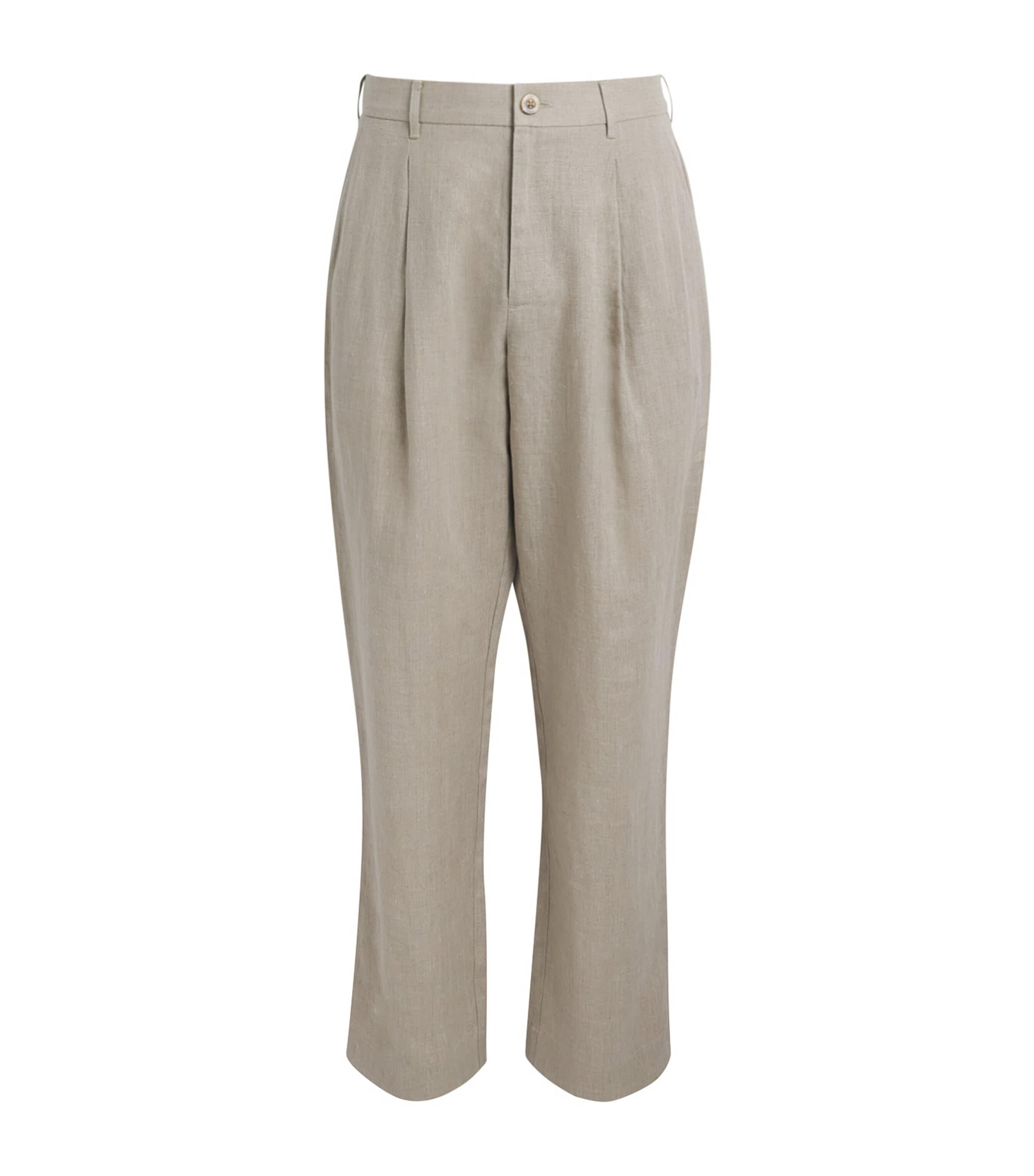 CHÉ Linen Pleated Nassau Trousers by CHE