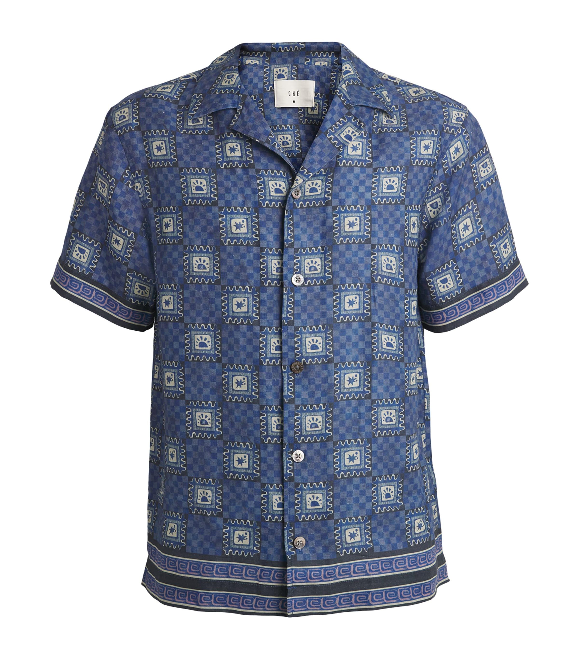 CHÉ Linen Telha Print Shirt by CHE