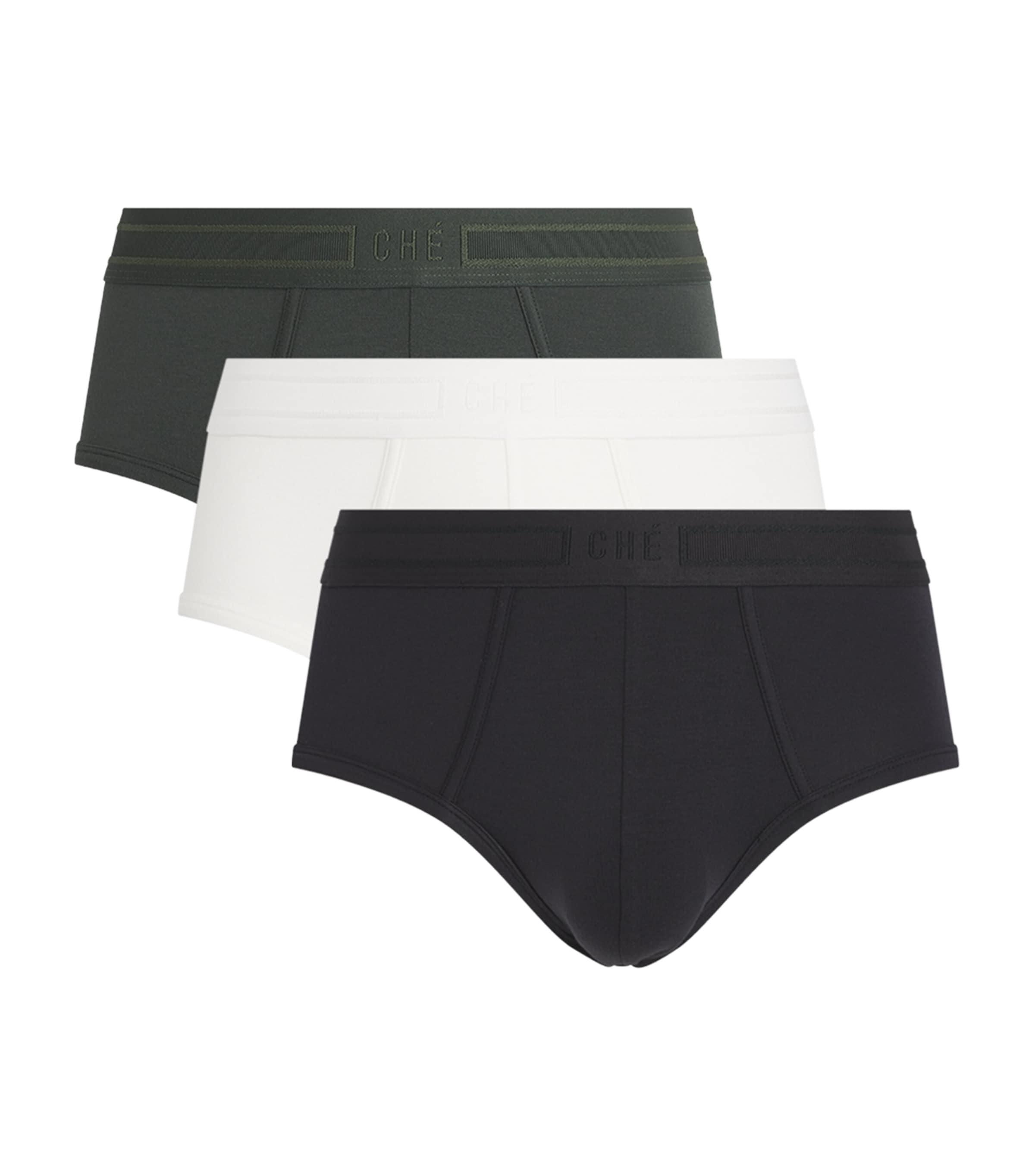 CHÉ Logo-Waist Briefs (Pack of 3) by CHE