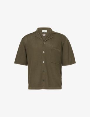El Junco Textured Cotton-Knit Shirt by CHE