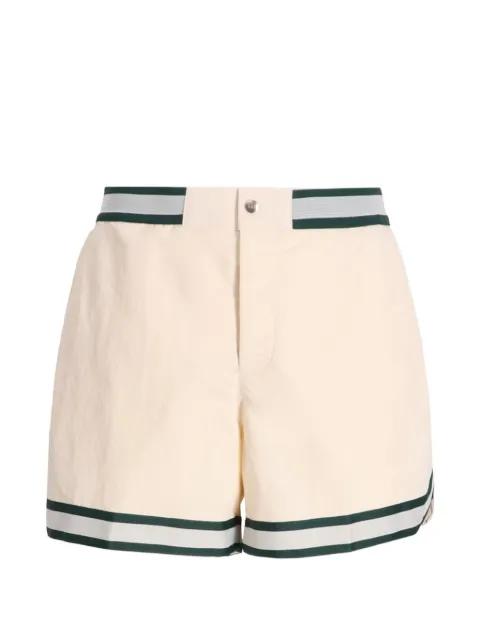 Baller striped-trims swim short by CHE STUDIOS