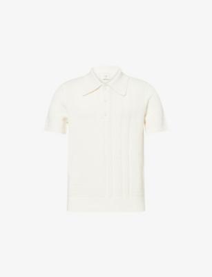 Santino Textured Cotton-Knit Polo Shirt by CHE