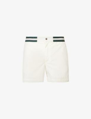 Sunseeker brand-embellished recycled-nylon shorts by CHE
