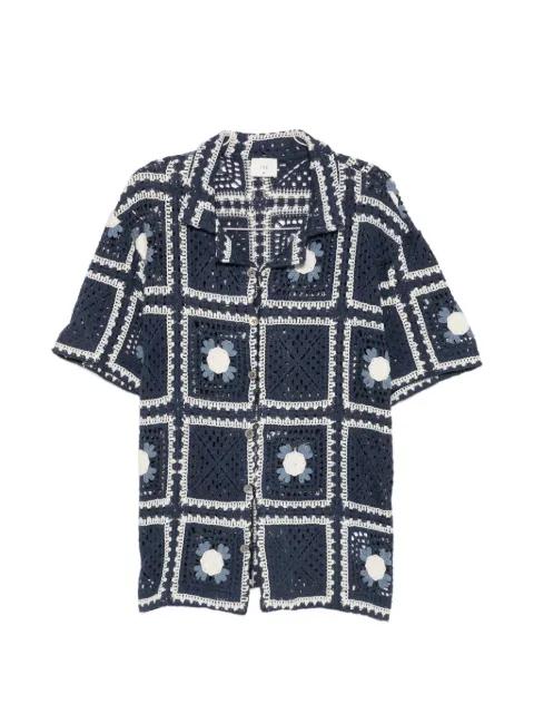 Tejer crochet-knit shirt by CHE