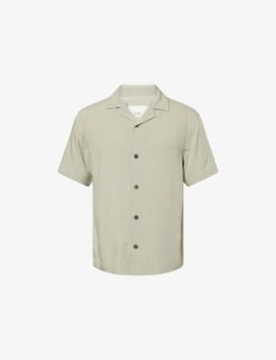Valbonne Camp-Collar Woven Shirt by CHE