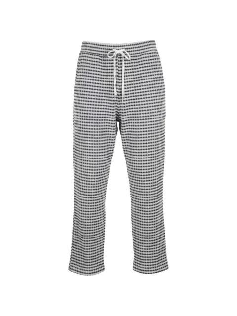 drawstring-detail patterned trousers by CHE