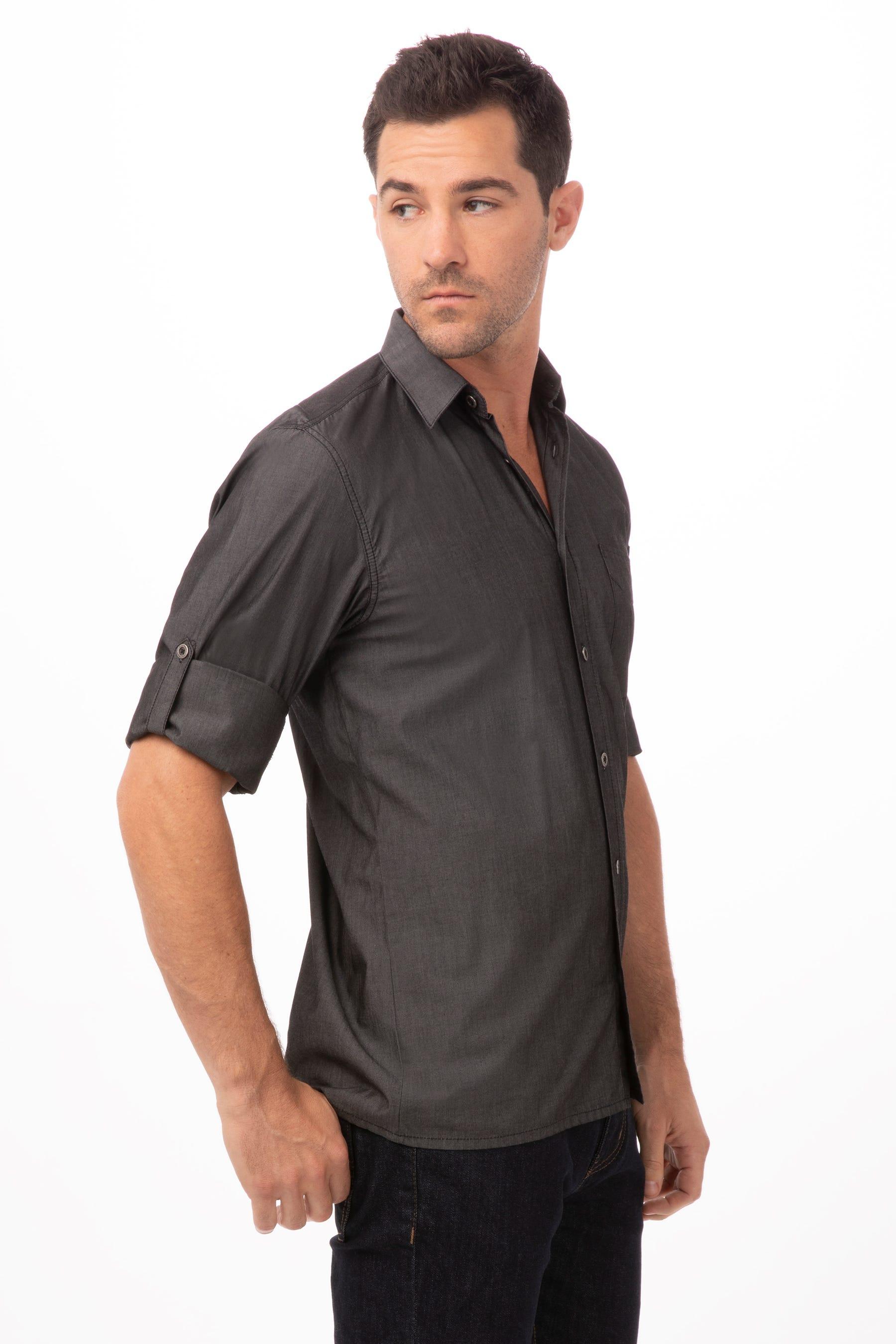 Detroit Long Sleeve Denim Shirt by CHEF WORKS