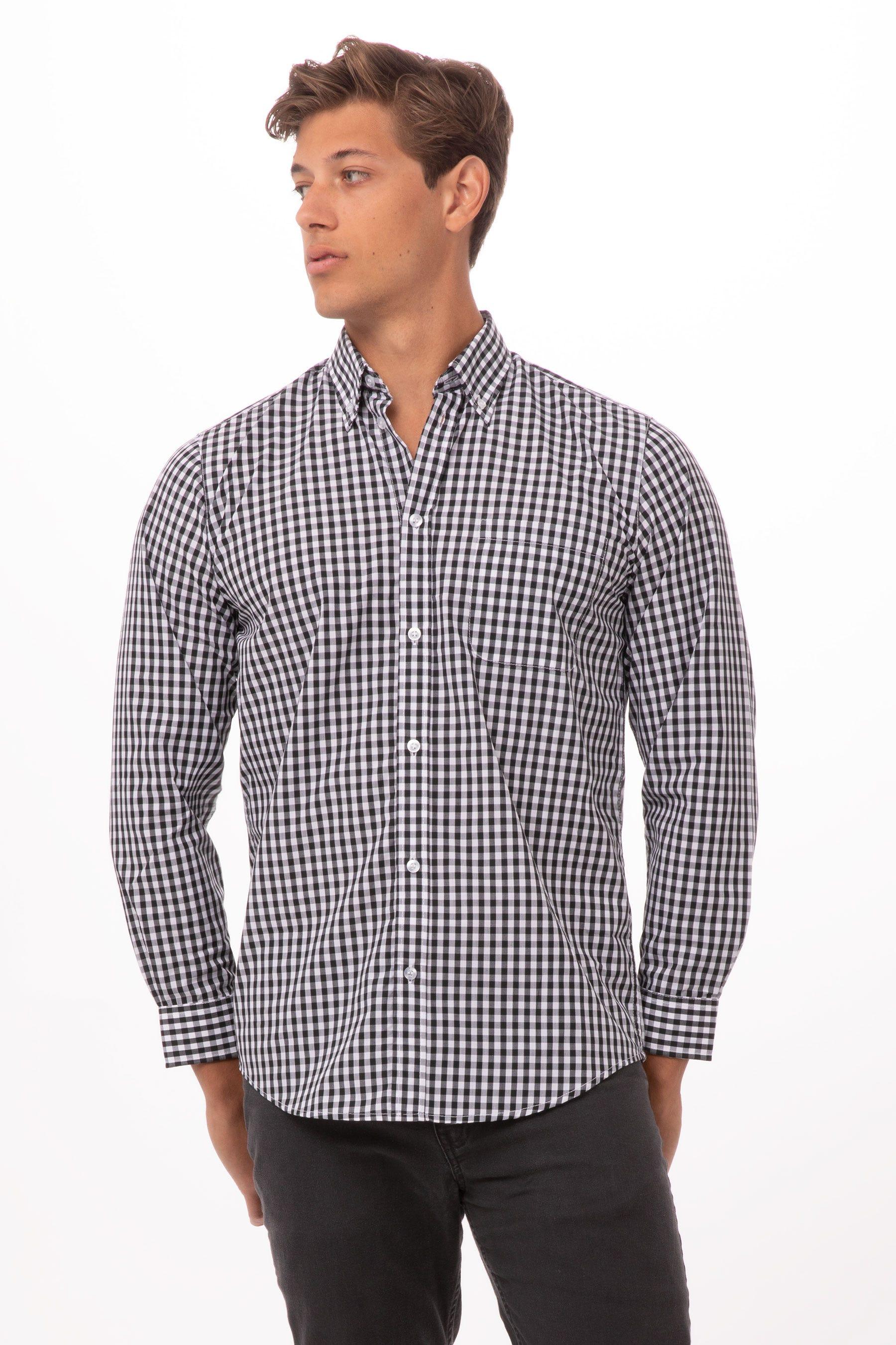 Gingham Dress Shirt by CHEF WORKS