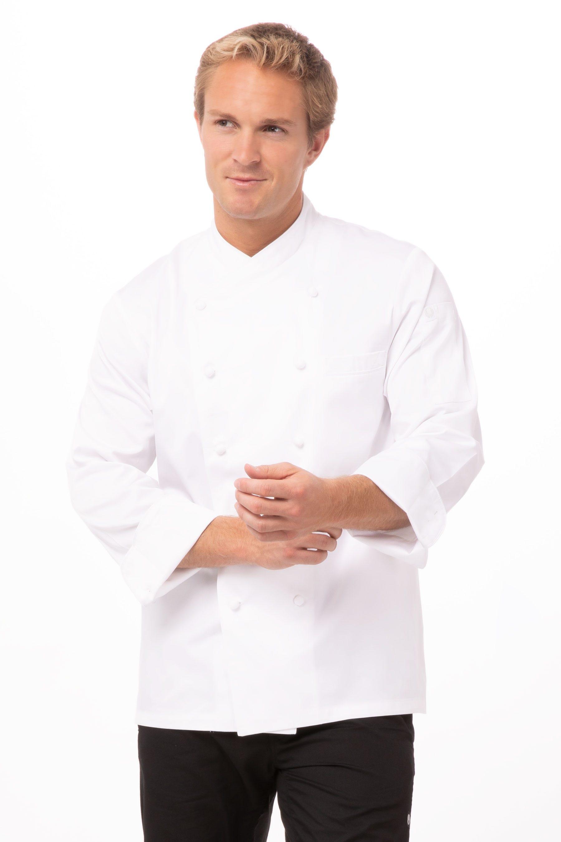 Milan Premium Cotton Chef Coat by CHEF WORKS