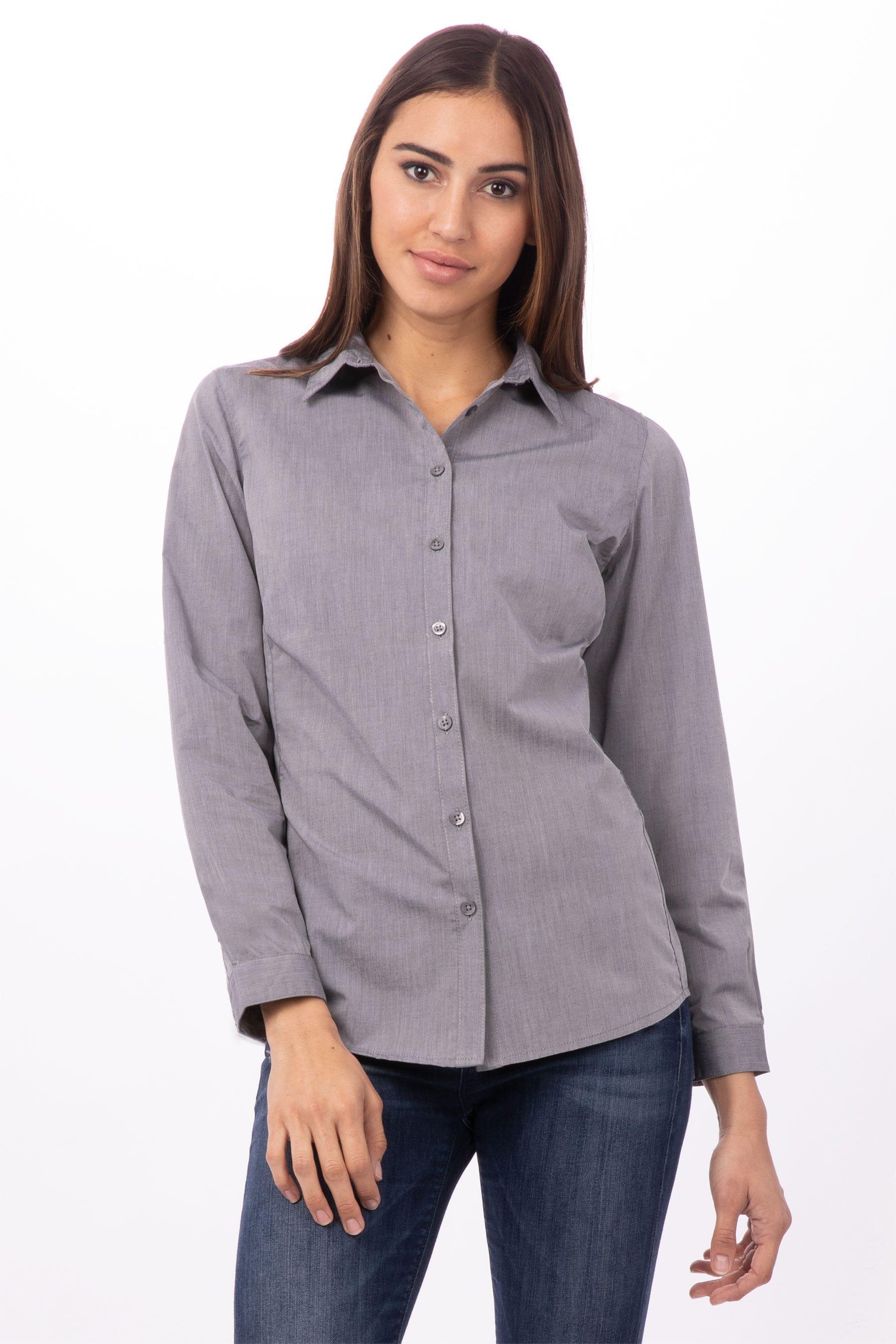 Modern Chambray Dress Shirt by CHEF WORKS