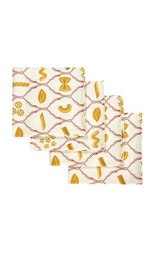 Chefanie Pasta Napkins in Cream by CHEFANIE