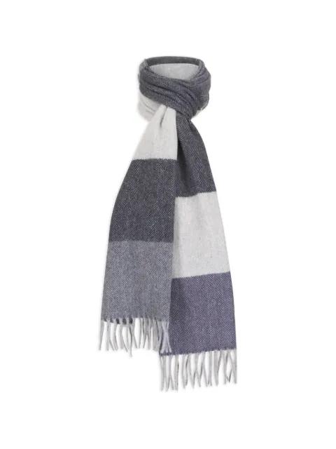 striped fringed scarf by CHELSEY IMPORTS