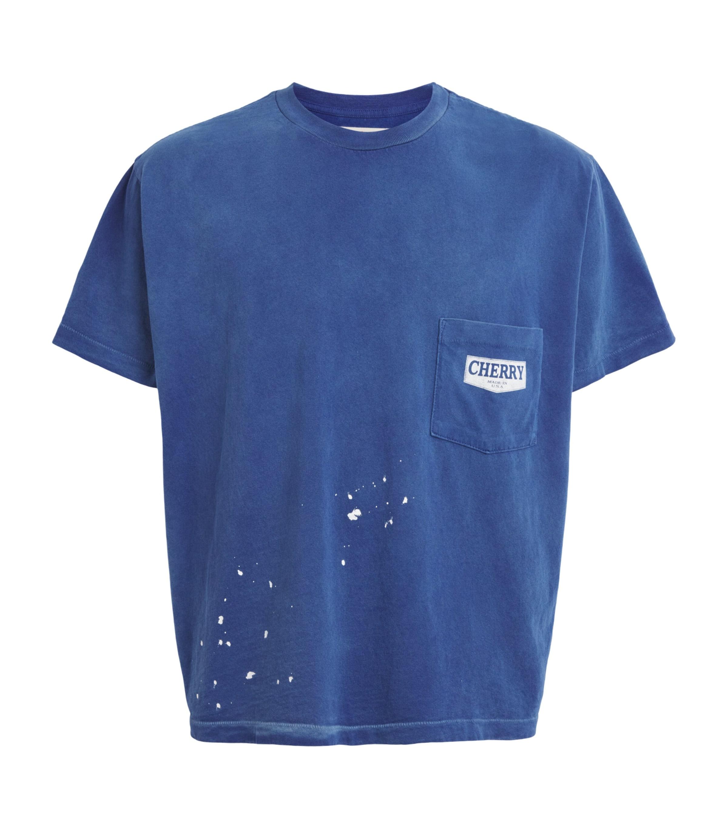 Cherry Los Angeles Chevron-Stitch Logo T-Shirt by CHERRY LOS ANGELES