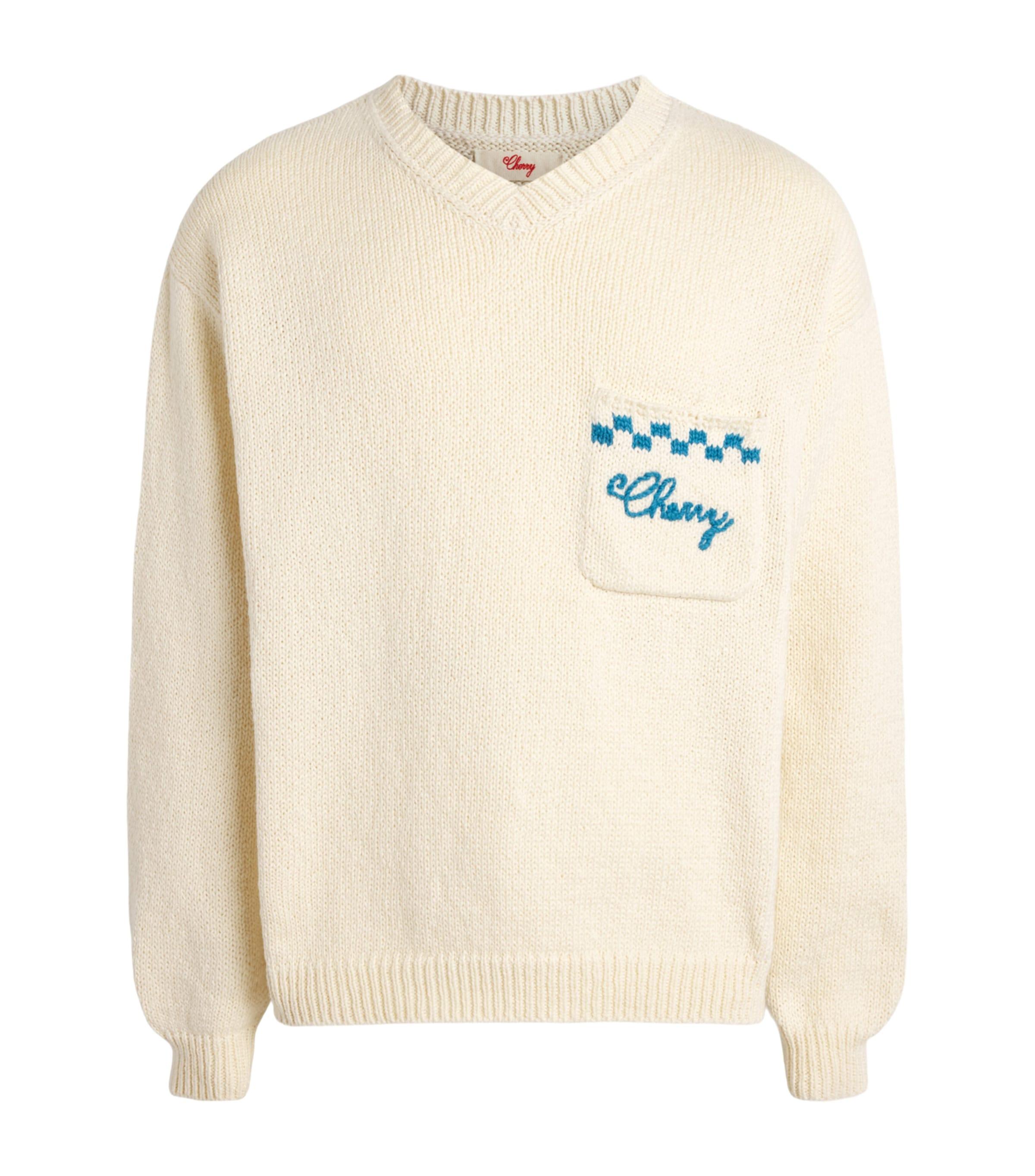 Cherry Los Angeles Cotton Motors Sweater by CHERRY LOS ANGELES