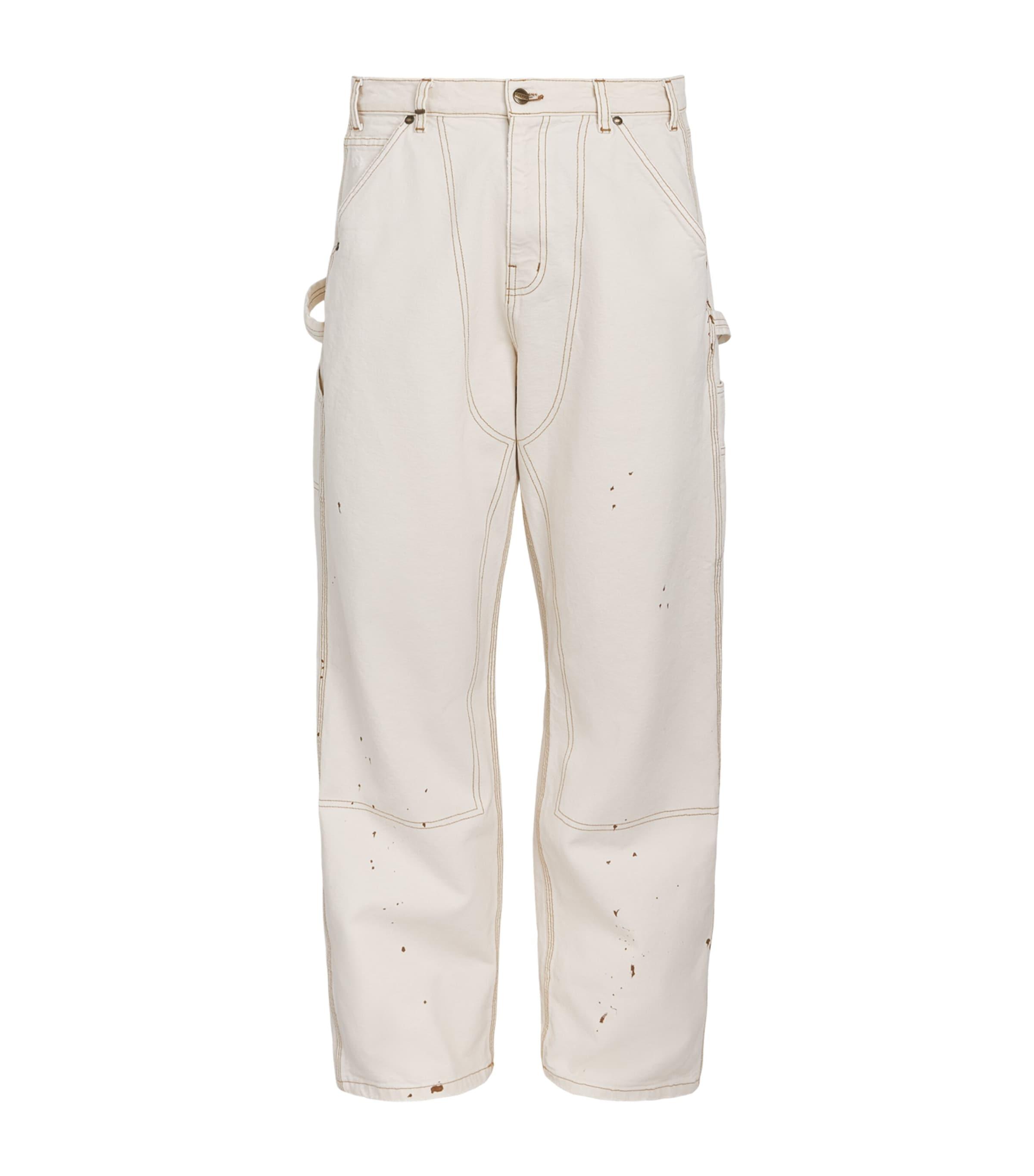 Cherry Los Angeles Cotton Paint Splatter Carpenter Trousers by CHERRY LOS ANGELES