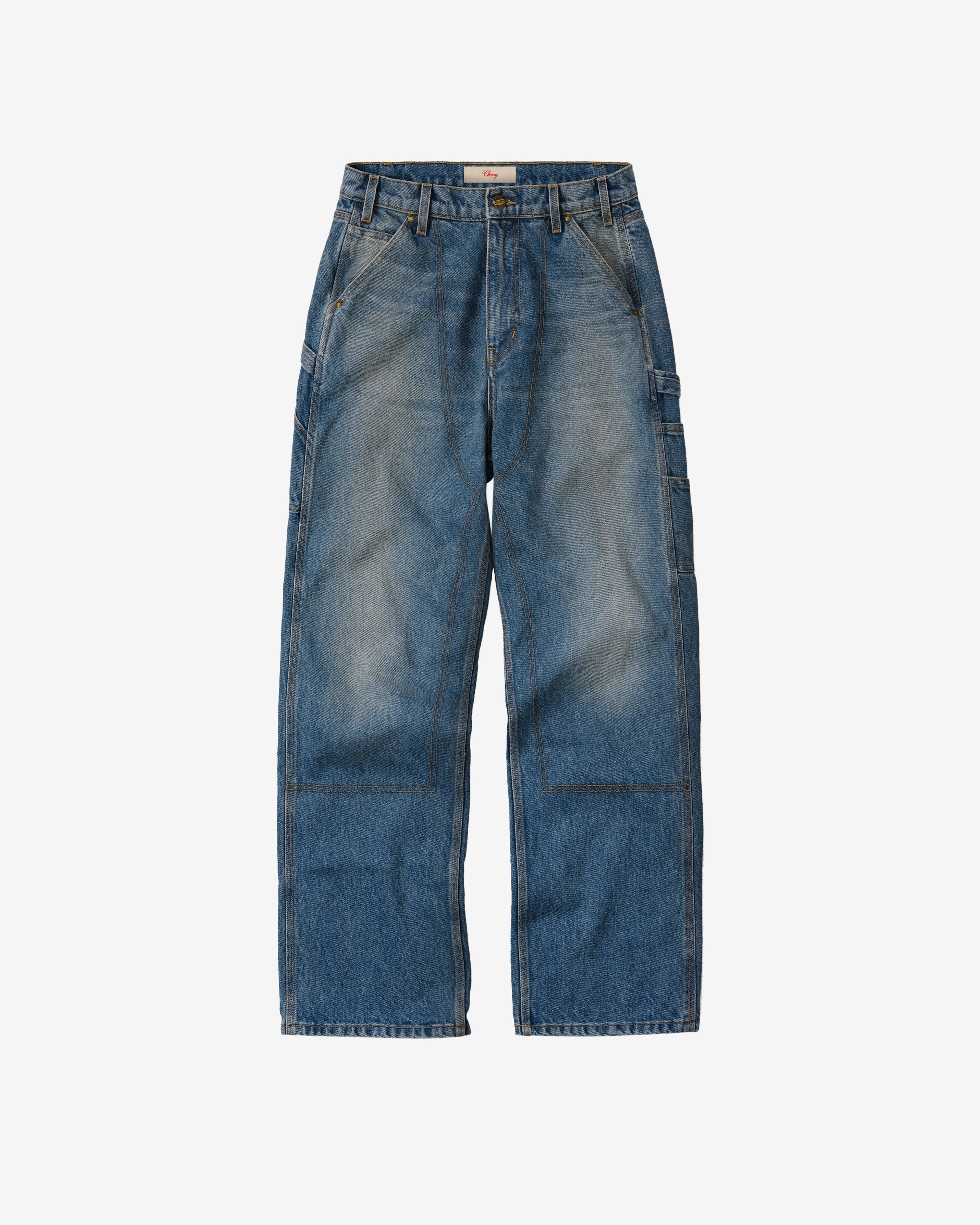 Cherry Los Angeles - Men's Denim Carpenter Pant - (Denim) by CHERRY LOS ANGELES