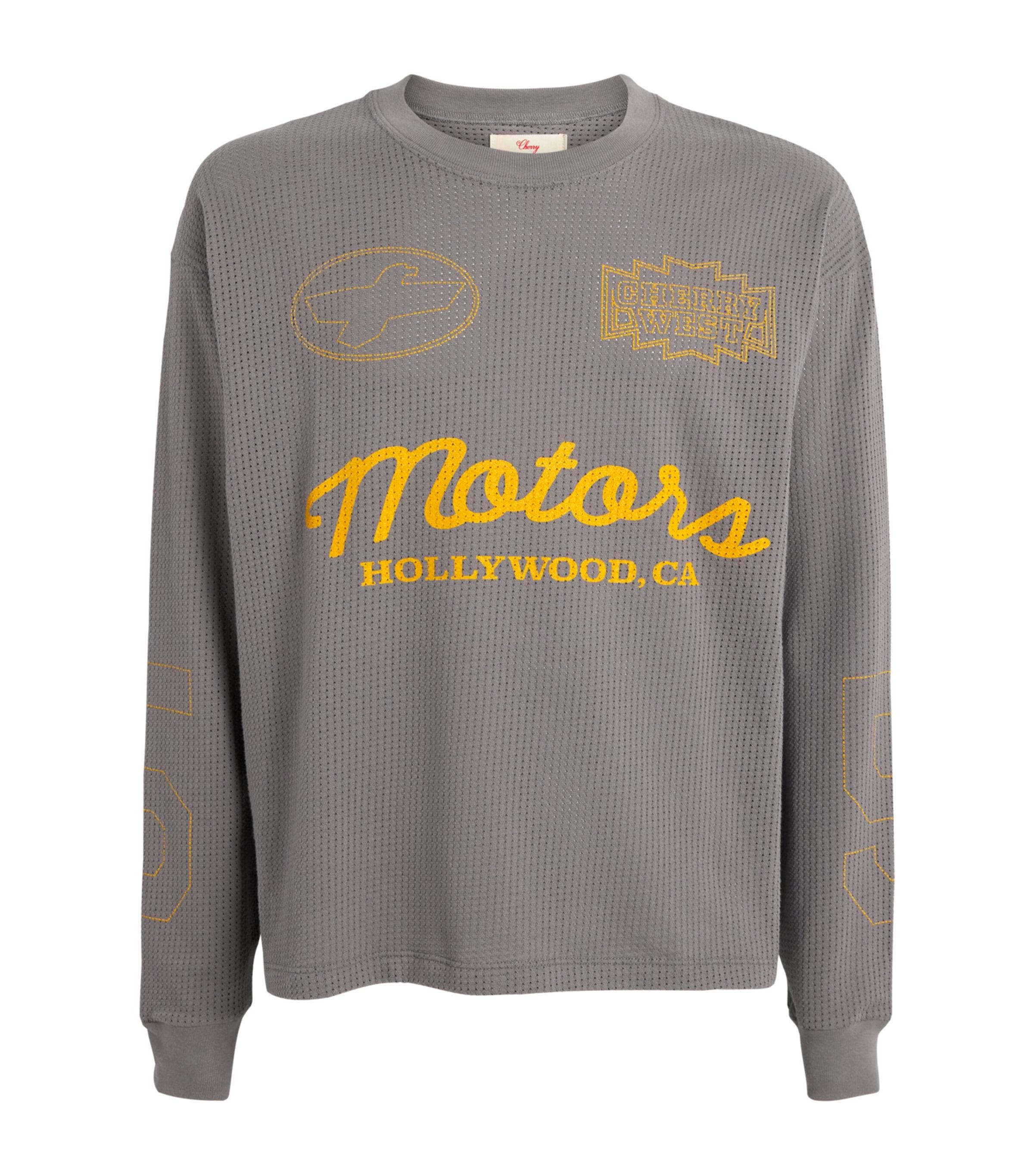 Cherry Los Angeles Mesh Long-Sleeve Motors T-Shirt by CHERRY LOS ANGELES