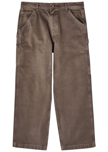 Distressed straight-leg canvas jeans by CHERRY LOS ANGELES