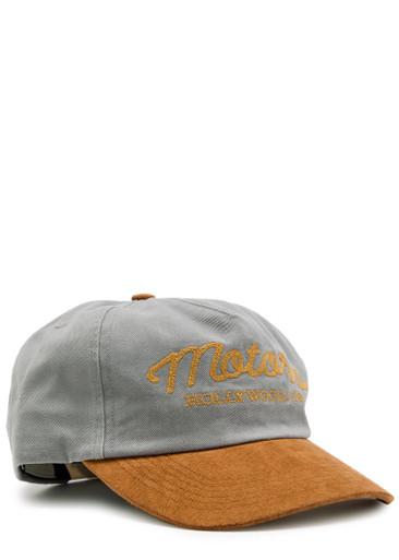 Motors 5 Panel embroidered cotton cap by CHERRY LOS ANGELES