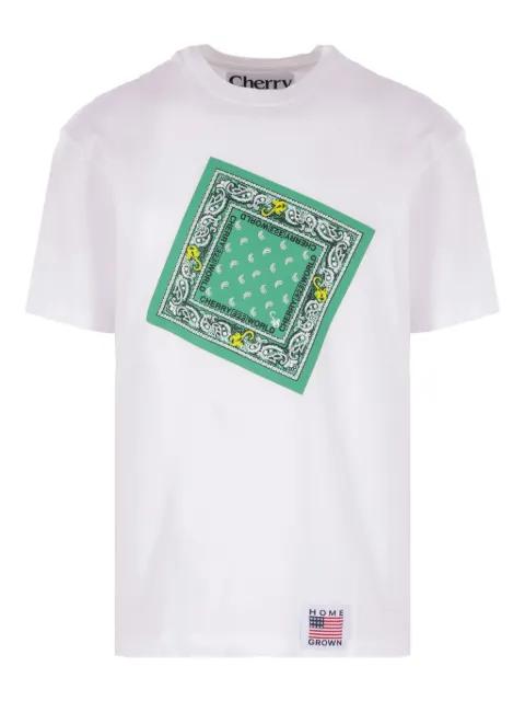 Bandana graphic-print T-shirt by CHERRY WORLD